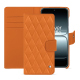 Custodia in pelle Oneplus 13T - Orange - Couture ( Nappa - Pantone #ff9351 ) 