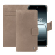 Capa de couro para carteira Oneplus 13T - Taupe vintage ( Pantone #bda790 ) 