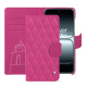 Capa de couro para carteira Oneplus 13T - Rose BB - Couture ( Pantone #DB599F )