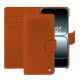 OnePlus 13T leather wallet case - Orange vibrant ( Pantone #e36b39 ) 