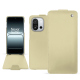 Custodia in pelle OnePlus 13T - Beige ( Nappa - Pantone #ceb888 ) 