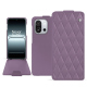 Housse cuir OnePlus 13T - Lilas - Couture ( Nappa - Pantone #b9a3e3 ) 