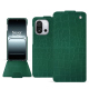 Housse cuir OnePlus 13T - Crocodile pino ( Pantone #173F35 ) 