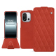 Lederschutzhülle OnePlus 13T - Arange clouquié - Couture ( Pantone #D33108 )