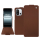 Housse cuir OnePlus 13T - Marron Veggie ( Pantone #95614d ) 