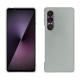 Capa em pele Sony Xperia 1 VII - Gris ( Nappa - Pantone #c1c6c8 ) 