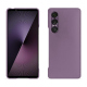 硬质真皮保护套 Sony Xperia 1 VII - Lilas ( Nappa - Pantone #b9a3e3 ) 