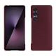 Funda de piel Sony Xperia 1 VII - Lie de vin ( Pantone #412234 ) 