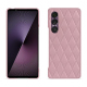 Capa em pele Sony Xperia 1 VII - Rose - Couture ( Nappa - Pantone #efbae1 ) 