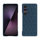 Sony Xperia 1 VII leather cover - Indigo - Couture ( Pantone #1f4565 ) 