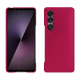 Lederschutzhülle Sony Xperia 1 VII - Rose fluo ( Pantone #ff16b4 ) 