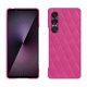 Capa em pele Sony Xperia 1 VII - Rose BB - Couture ( Pantone #DB599F )