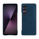 Sony Xperia 1 VII leather cover - Blu mediterran ( Pantone #0E3043 )