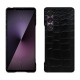硬质真皮保护套 Sony Xperia 1 VII - Crocodile nero ( Noir / Black) 