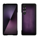 Lederschutzhülle Sony Xperia 1 VII - Violet Patine