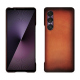 Capa em pele Sony Xperia 1 VII - Orange Patine