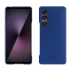 Sony Xperia 1 VII leather cover - Bleu Océan PU ( Pantone #003da5 )
