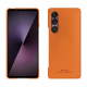 Coque cuir Sony Xperia 1 VII - Orange PU ( Pantone #ff9351 )