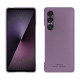 硬质真皮保护套 Sony Xperia 1 VII - Lilas PU ( Pantone #b9a3e3 )