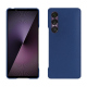 Capa em pele Sony Xperia 1 VII - Bleu frisson ( Pantone #29588c ) 