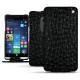 Funda de piel HP Elite x3 - Autruche nero