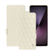 硬质真皮保护套 Sony Xperia 1 VII - Blanc - Couture ( Nappa - White ) 
