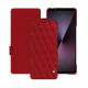 Funda de piel Sony Xperia 1 VII - Rouge - Couture ( Nappa - Pantone #d50032 ) 