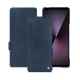 Sony Xperia 1 VII leather case - Jean vintage ( Pantone #2f414f  ) 