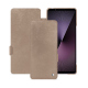 Sony Xperia 1 VII leather case - Taupe vintage ( Pantone #bda790 ) 