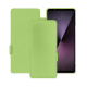 Sony Xperia 1 VII leather case - Vert olive PU ( Pantone #a7c58e )