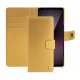 Sony Xperia 1 VII leather wallet case - Or Maïa ( Pantone 871C ) 
