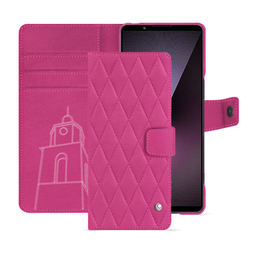 Custodia a portafoglio Sony Xperia 1 VII – Lusso e protezione | NoreveRose BB - Couture ( Pantone #DB599F )