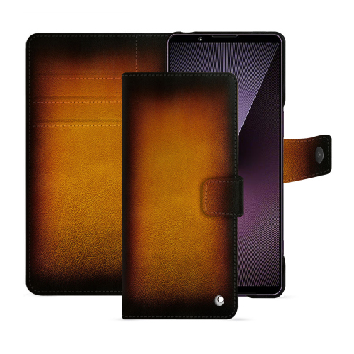 Funda tipo cartera Sony Xperia 1 VII – Lujo y protección | NoreveFauve Patine