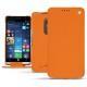 HP Elite x3 leather case - Orange fluo