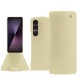 Funda de piel Sony Xperia 1 VII - Beige ( Nappa - Pantone #ceb888 ) 