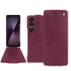 Sony Xperia 1 VII leather case - Prune vintage ( Pantone #612434 ) 
