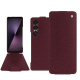 Custodia in pelle Sony Xperia 1 VII - Lie de vin ( Pantone #412234 ) 