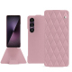 Custodia in pelle Sony Xperia 1 VII - Rose - Couture ( Nappa - Pantone #efbae1 ) 