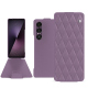 Funda de piel Sony Xperia 1 VII - Lilas - Couture ( Nappa - Pantone #b9a3e3 ) 