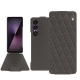 硬质真皮保护套 Sony Xperia 1 VII - Anthracite - Couture ( Pantone #41403c ) 