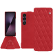 Funda de piel Sony Xperia 1 VII - Rouge troupelenc - Couture ( Pantone #AB191A )