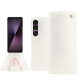 Custodia in pelle Sony Xperia 1 VII - Blanc escumo ( Pantone #D6D6D1 )