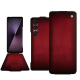 Capa em pele Sony Xperia 1 VII - Rouge Patine