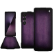 Lederschutzhülle Sony Xperia 1 VII - Violet Patine