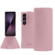 Sony Xperia 1 VII leather case - Rose PU ( Pantone #efbae1 ) 