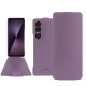 硬质真皮保护套 Sony Xperia 1 VII - Lilas PU ( Pantone #b9a3e3 )
