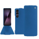 Capa em pele Sony Xperia 1 VII - Bleu Veggie ( Pantone #3f5864 ) 