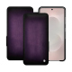 Custodia in pelle Samsung Galaxy S25 Edge - Violet Patine