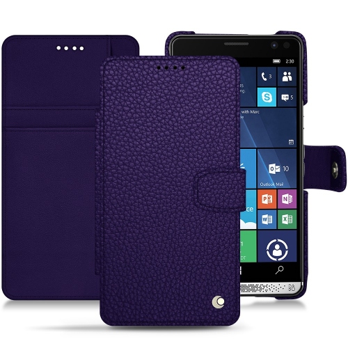Capa em pele HP Elite x3Cobalt ( Pantone #2b253f ) 