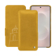 Lederschutzhülle Samsung Galaxy S25 Edge - Jaune soulèu ( Pantone #F3B934 )